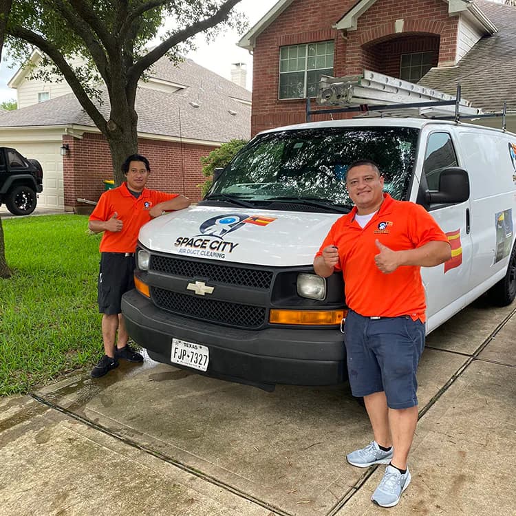 Space City Air Duct Cleaning residential duct cleaning project — Sugar Land, Texas area (4)